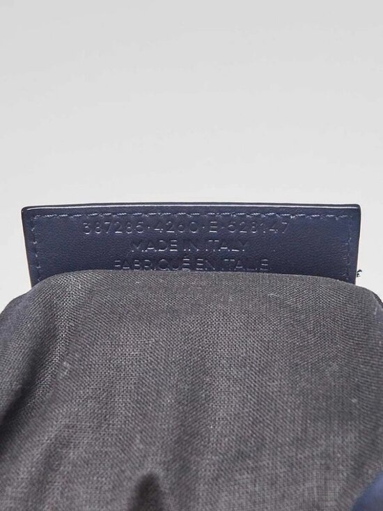 Balenciaga Navy Blue Nylon/Leather Classic Traveller Backpack Bag main image 8